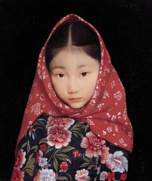 中国 Painting - Yimeng Child WYD 中国の女の子